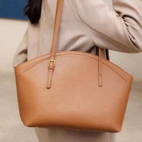 Luxury Handbags Women Bags Designer High Quality Natural Genuine Leather Armpit Retro Bag Ladies Tote Bags for Woman Fashion