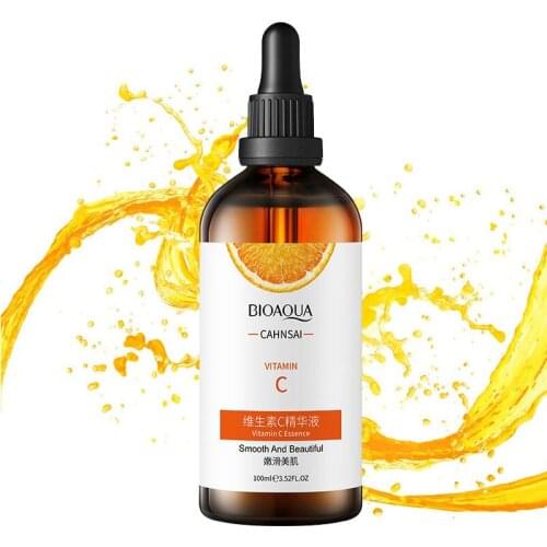 100ml Hyaluronic Acid Vitamin C Serum Anti Aging Shrink Pore Whitening Moisturizing Essence Oil Control Face Serum Skin Care