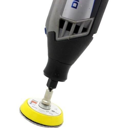 ZLinKJ 2" 3mm Sander Disc Sanding Polish Polishing Pad Backer Plate Shank High Quality Wool Polishing Pad