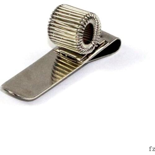 200 Pcs Stainless Pen Holder Clip Metal Spring Pen Holder With Pocket Clips for Notebook and Clipboard Fits Most Pen Size
