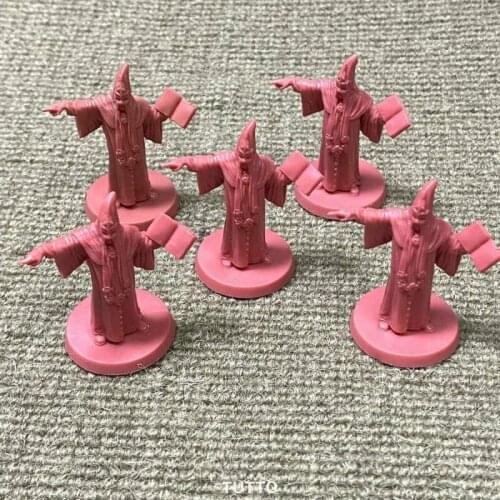 5PC/Lot Cultist Cthulhu Mythos Miniatures Cthulhu Death May Die Wars Board Game Figure Toy Model