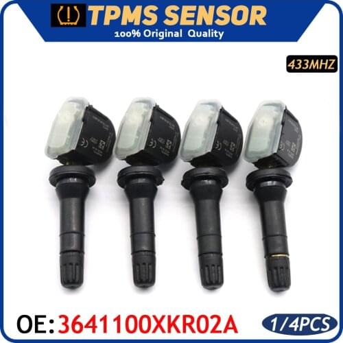 Car TPMS Tire Pressure Sensor 3641100XKR02A Fit For Haval F5 F7 F7X H2s NEW H4 H6 NEW H7L GreatWall P8 VV5 6 7 2007-2020 433Mhz