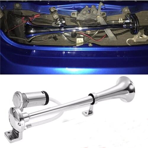 17 Inch 150DB Car Air Horn 12V Super Loud Single Trumpet Compressor Bocina For Trucks Cars Automobiles