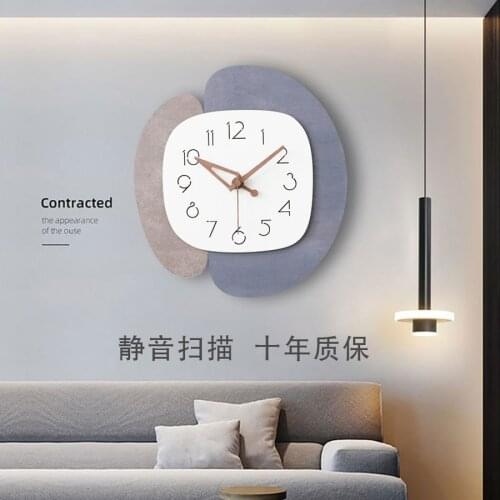 Big Wall Clock Wood Creative Fashion Watches Silent Farmhouse Decor Kitchen Vintage Living Room Ornaments Housewarming Gift