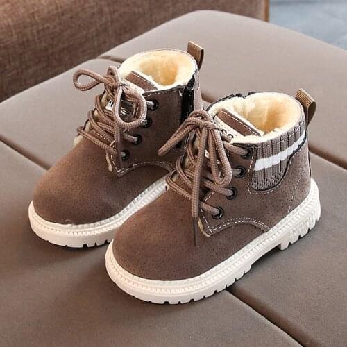 Girls Boots Kids Martin Boots 2020 New Autumn Winter British Style Fashion Childrens Shoes Boys Ankle Boots Baby Sock Boots