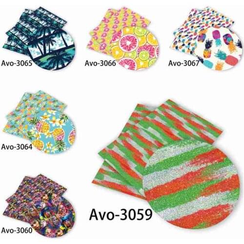 Diy-Everyday Diy 30*135cm Printed Faux Synthetic Leather Vinyl for Bow,DIY handmade Materials 3067