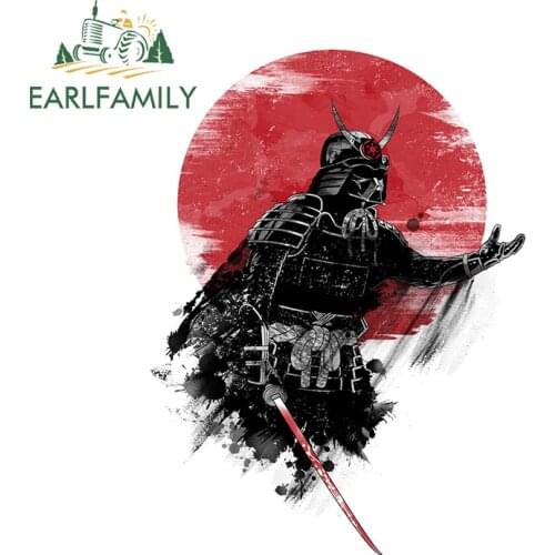 EARLFAMILY 13cm x 9.7cm for Samurai Campervan Car Stickers Car Refrigerators Decal Motorcycle Graffiti RV JDM Funny Anime Decals