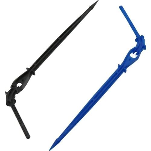 40Pcs Elbow Drip Emitter Arrows Micro Drop Irrigation Curved Arrow Water Saving Drippers 3/5mm Hose Interface Watering Drippers