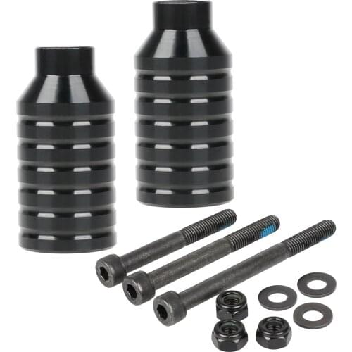 Pro Scooter Pegs Set with Axle Hardware 2.5", 3.0",3.5" for Freestyle Scooter Grinds