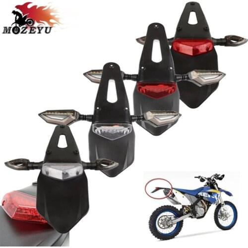 Motorcycle Fender LED Stop Rear Tail Light FOR YAMAHA YZ 65 80 85 125 250 250F 426F 450F YZ 125X 250X 250FX YZ450FX Dirt Bike