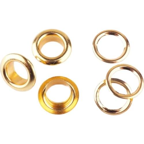 100 PCS 14*8*5mm Metal Eyelets with Grommet for DIY Scrapbooking Cap Leather craft Shoes Belt Bag Tag Clothes Accessories Sewing