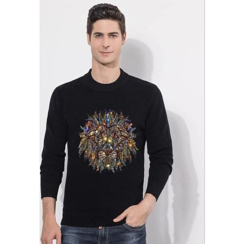 Fashion Hot Sweater Men New Diamond stone Pullover Winter Knitted Mens Sweater 2020 Arrive Clothes Sweater