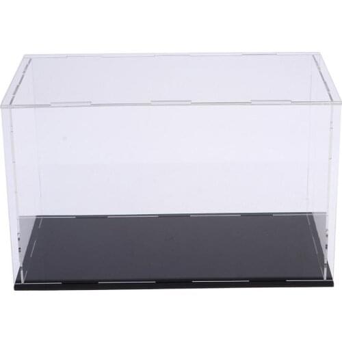 New Acrylic Display Case Dust-proof Show Box for Plane Car Boat Model 20x17x15cm (LxWxH