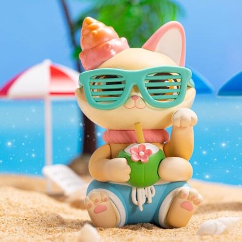 Genuine CASSY Catsy Cat Lucky Cat Tide Play Hand To Do Blind Box Cute Toy Computer Desktop Decoration Gift