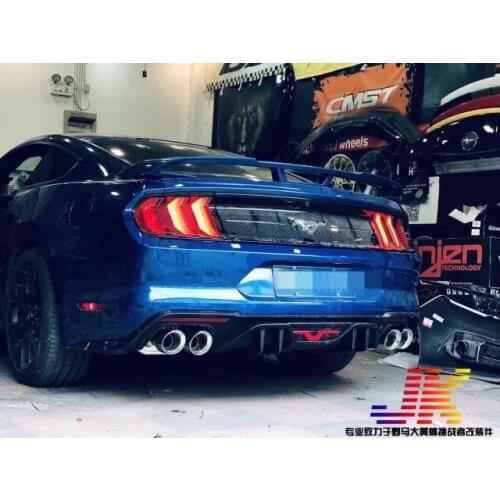 Suitable for Ford 15-20 Us Mp New Blade Four Out Exhaust Spoiler Mustang Rtr Rear Lip Ac
