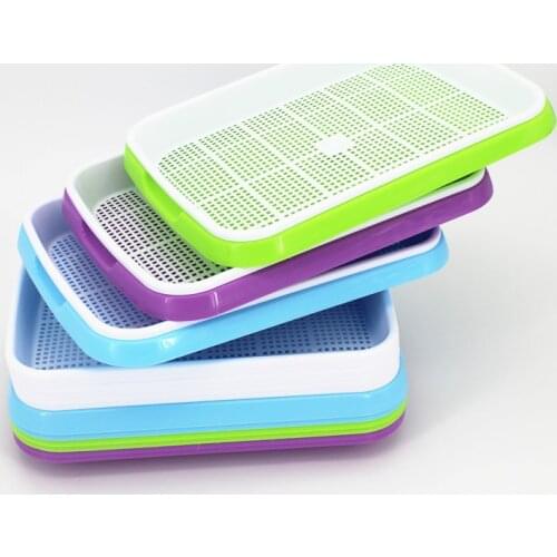 Vegetables Sprouts Seedling Tray Sprout Plate Hydroponics System To Grow Nursery Pots Tray Vegetable Seedling Pot
