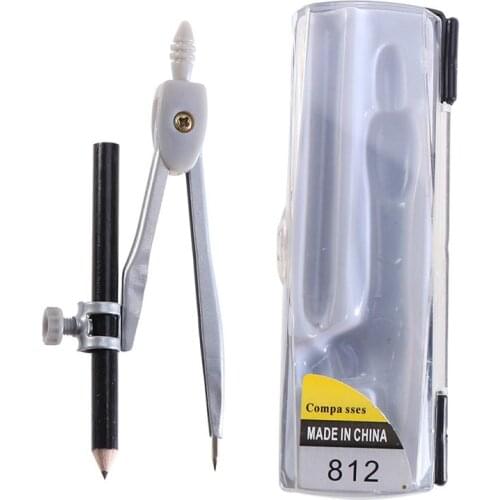 Professional Compass For Geometry Precision Compass With Pencil Holder For Math Drafting Drawing Compasses