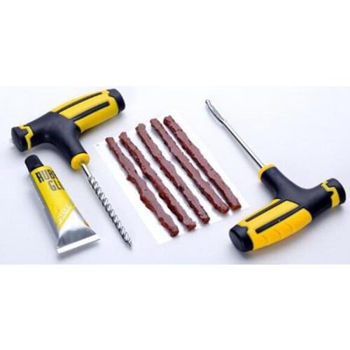 Professional Car Tire Repair Kit Auto Bike Motor Tubeless Tire Tyre Puncture Plug Drill Bit Repair Tool