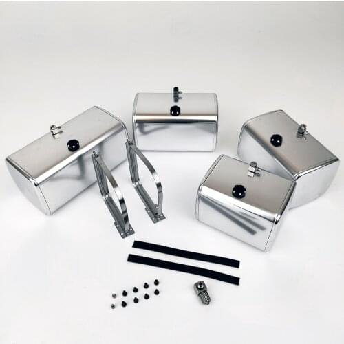 RC Model Metal Hydraulic Oil Storage Tank For 1/14 Tamiya RC Tipper Truck Dump AROCS 3348 56361 Hino Scania 620 LESU DIY Parts