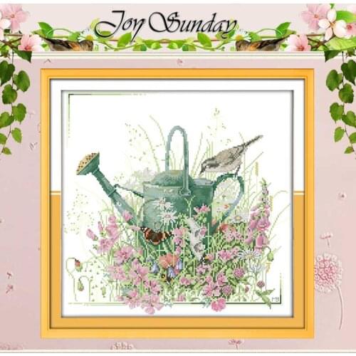 Gardening Patterns Counted Cross Stitch 11CT 14CT Cross Stitch Set Wholesale Chinese Cross-stitch Kit Embroidery Needlework