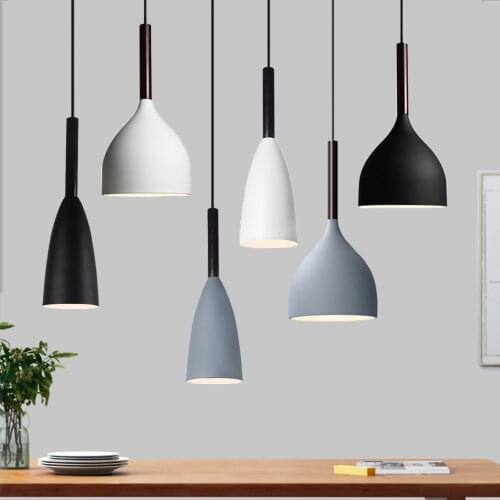 Modern Nordic Pendant Light Vintage Chandelier Retro Loft Hanging Lamp for Home Living Room Kitchen Decor Lighting Luminaire LED