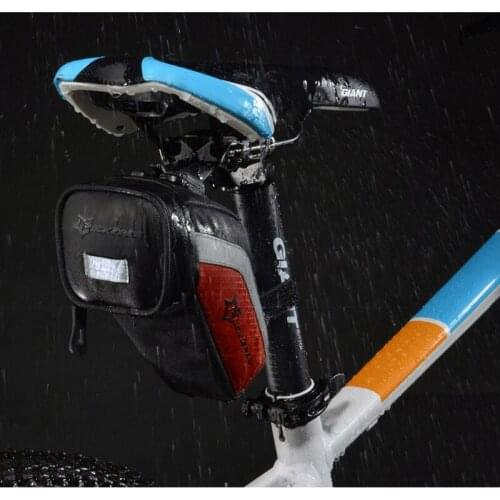 ROCKBROS Bicycle Tail Bags Mountain Road Bike Saddle Bag Outdoor Water Repellent Rear Seat Large Capacity Bag Cycling Accessorie