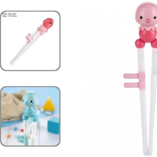 Lightweight 1Pair Funny Cute Animal Training Chopsticks ABS Training Chopsticks Ergonomic Design for Brain Development