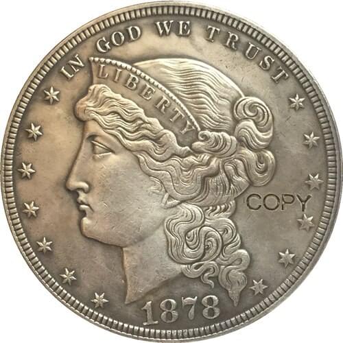 1878 United States $1 Dollar coins COPY Type 4