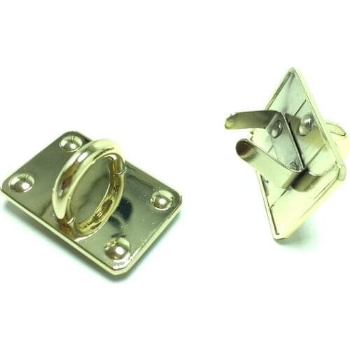 20 PCS Golden Purse Clasp Arch Bridge, 38x25mm Metal Clasp