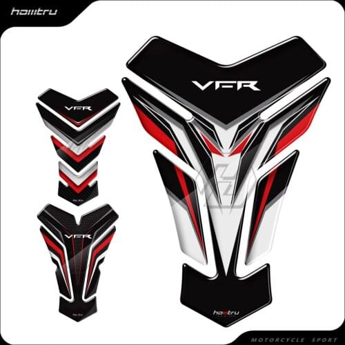3D Resin Motorcycle Tank Pad Protector Sticker Case for Honda VFR VFR400 VFR800 X/F VFR1200F