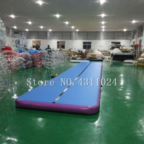 Free Shipping Guangzhou Factory 10*2*0.2m Inflatable Air Tumble Track, Inflatable Gym Mat, Inflatable Air Track Free One Pump
