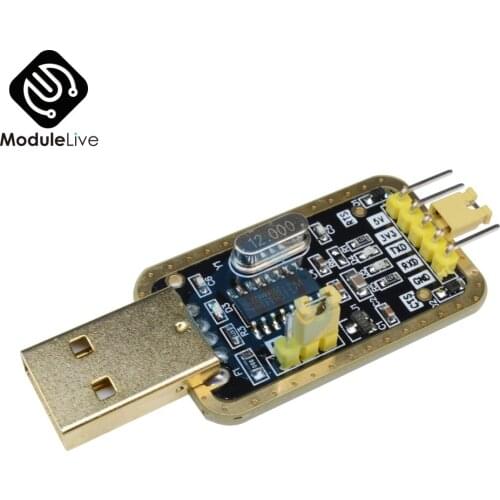 CH340G CH340 RS232 to TTL Module Upgrade USB to Serial Port Gold Module Replace PL2303 In Nine Brush Plates With Dupont Jumper