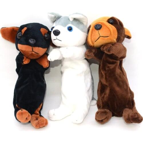 Pencil Case Estojo Escolar School Supplies Estuche Escolar Trousse Scolaire Stylo Plush Pencilcase For Girls Etui Dog Animal