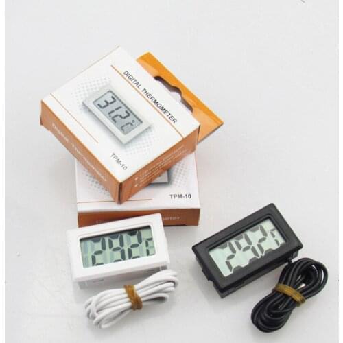 LCD Electronic Fish Tnak Water Tank Detector Thermomter Aquarium Digital Thermoggraph 2 Color