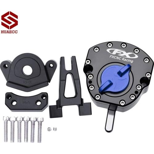 CNC Steering Damper Reversed Safety with Mount Bracket for Yamaha YZF R3 R25 2014 2015 2016 2017 2018