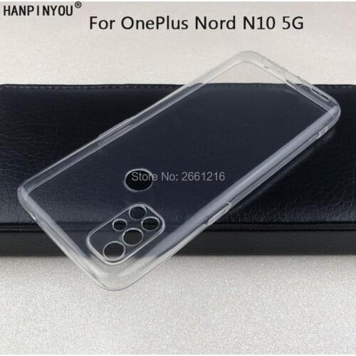 For OnePlus Nord N10 5G NordN10 6.49" New Ultra Thin Soft TPU Silicon Gel Transparent Camera Protect Case Back Cover