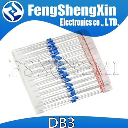 100pcs/lot DB3 DO-35 bidirectional trigger diode DB-3