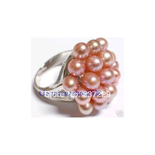 Hot sale>@@ Wholesale price S ^^^^beautiful pink pearl ring size