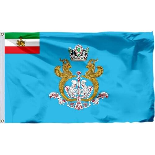 Iran Imperial Flag of the Shahbanou 150X90cm (3x5FT) 120g 100D Polyester Double Stitched High Quality Banner Ensign