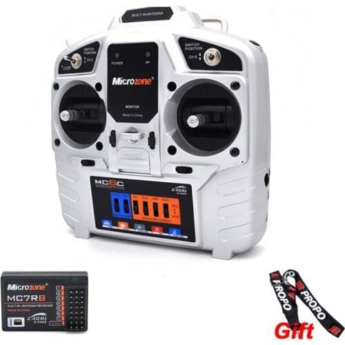 Microzone Mc6c 2.4g 6ch Controller Transmitter Receiver Radio System For Rc Airplane Drone Multirotor Helicopter Car Boat