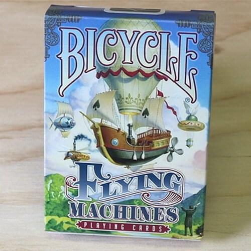 Bicycle Flying Machines Playing Cards Standard Poker Size USPCC Limited Edition Deck New Sealed Magic Cards Magic Tricks Props