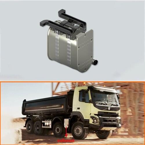Metal Exhaust Pipe Decoration for 1/14 Tamiya RC Truck Trailer Tipper Scania MAN Benz Actros Volvo Car Diy Parts