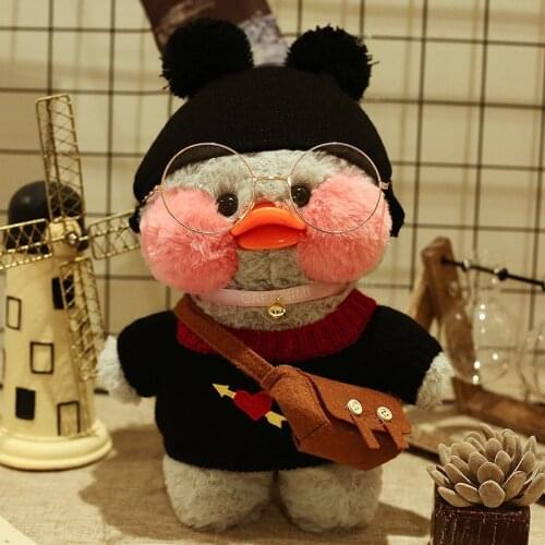 Lalafanfan Duck Soft Animal Dolls Kids Cute Kawaii Plush toys Pink Ducks Stuffed Doll Birthday Gift For Children baby toys