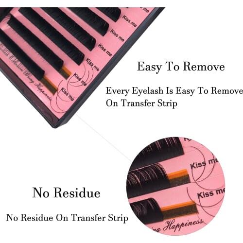 Eyelash Extension Individual Natural Classic Mink 8-15mm Mixed Length Single Length C/D/D+Curl All Size