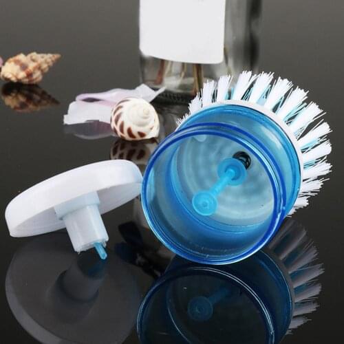 New Home Kitchen Washing Utensils Pot Dish Brush With Dispenser Up Washing Wash Soap Liquid Brush Pot L9Q6