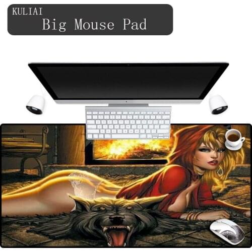 XGZ New Beast and Girl Mouse Pad Rubber Large Size Non-slip Soft Player Game Gaming Laptop Sexy Ass Keyboard MousePad Lol Pc