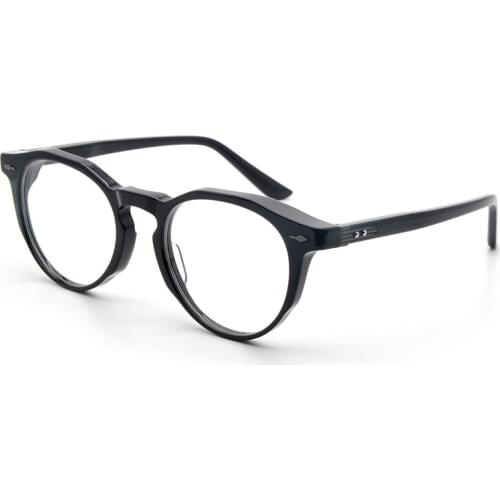 High Quality Jacques Retro Vintage Polygon Round Acetate Frame Men Marie Women Sunglasses Custom Optical Myopia Color Lens