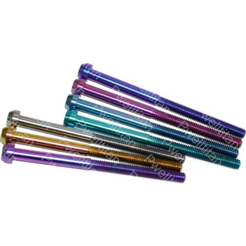 Titanium Bolt M6 X 90mm Seat Pin Torx Button Head Socket Ti Screws Fastener 2 PCS