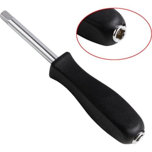 1/4 Dual-purpose Socket Wrench With 6.3mm Bottom Hole Connection Handle Socket Small Square Rod Spinner Wrench Tool