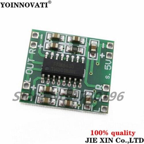 Ultra-miniature digital amplifier board 2*3W amplifier board class D PAM8403 2.5 ~ 5V USB power supply available